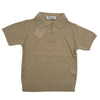 Newborn yarn polo shirt