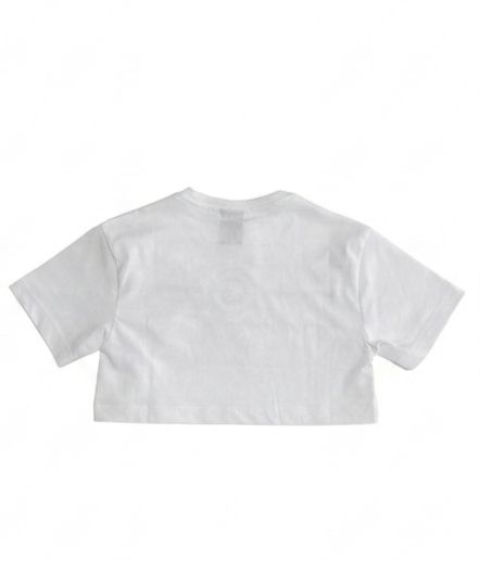 T-shirt cropped con stampa G