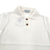 Polo in filo neonato con bottoni