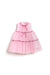 Abito smanicato in tulle