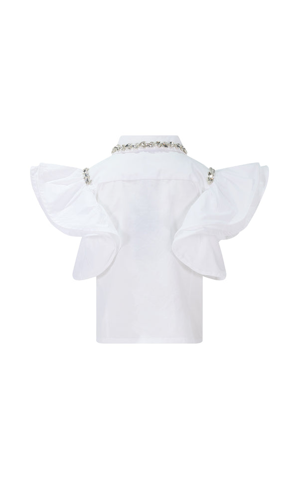 Camicia con volant