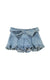 Shorts in denim effetto gonna