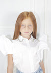 Camicia con volant