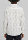 Camicia manica lunga misto lino