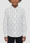 Camicia manica lunga misto lino