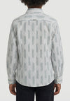 Camicia manica lunga misto lino