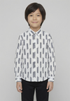 Camicia manica lunga misto lino