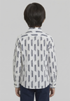 Camicia manica lunga misto lino