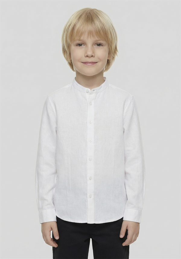 Camicia coreana manica lunga