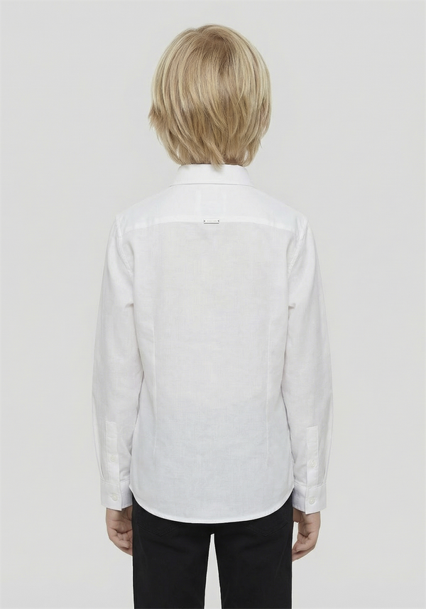 Camicia coreana manica lunga