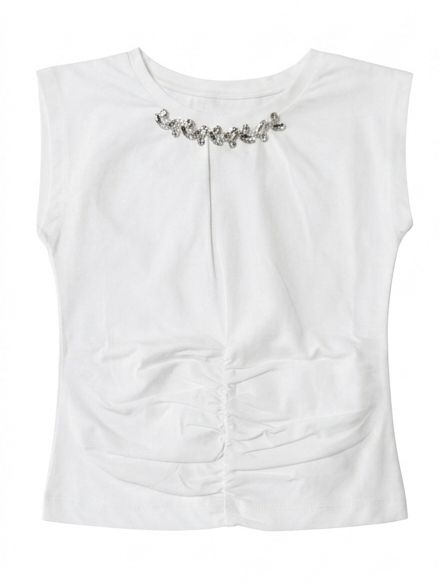 T-shirt con strass