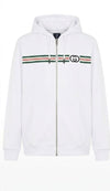 Felpa con zip e cappuccio