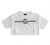 T-shirt cropped con stampa G