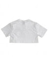 T-shirt cropped con stampa G