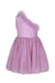 Vestito in tulle con piume