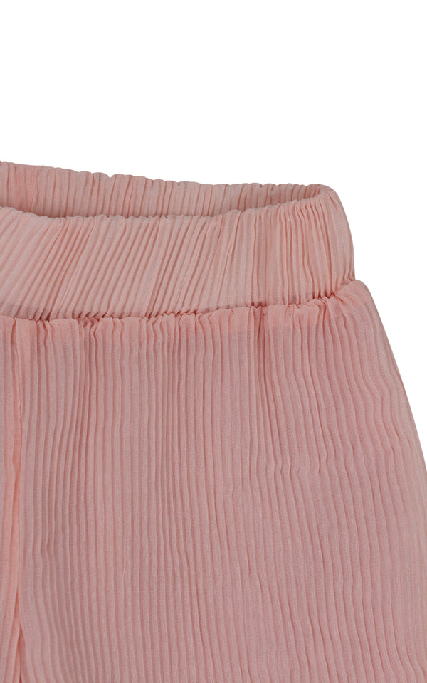 Pantalone in georgette plissè