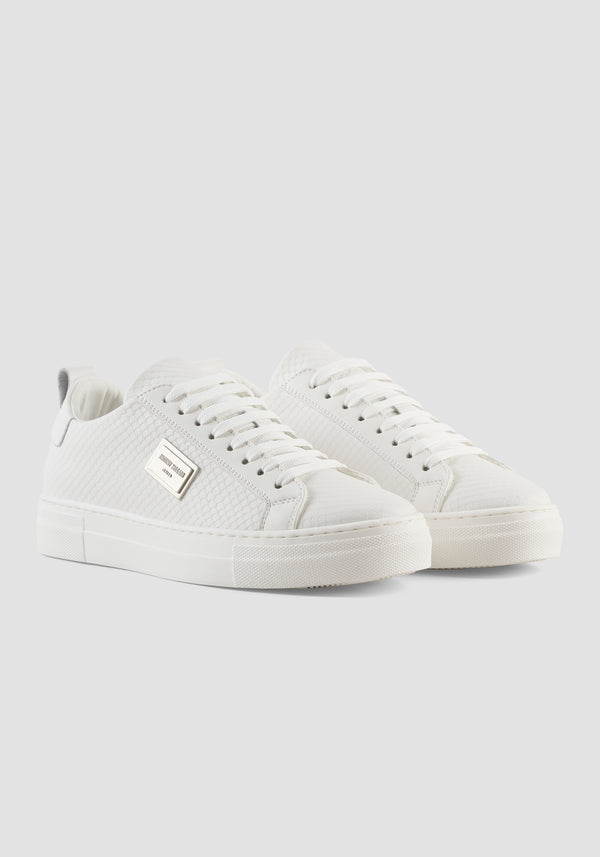 Sneaker in cuoio